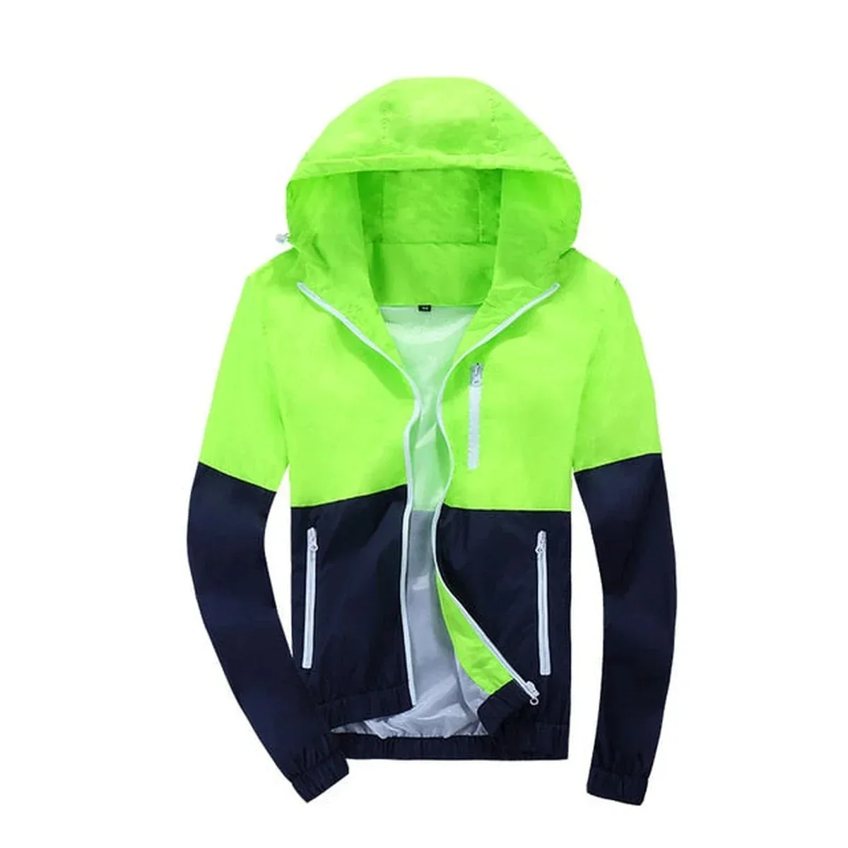 Jacket Men Windbreaker 2018 Spring Autumn Fashion Jacket Men's Hooded Casual Jackets Male Coat Thin Men Coat O, photo 4 of 4