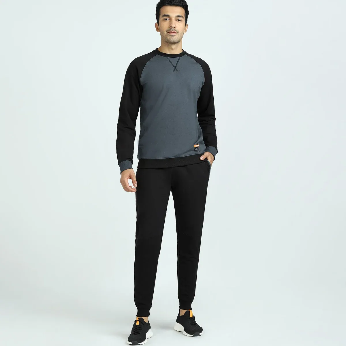 Quest French Terry Cotton-Blend Sweatshirt And Joggers Co-ord Set - Phantom Grey, photo 1 of 4