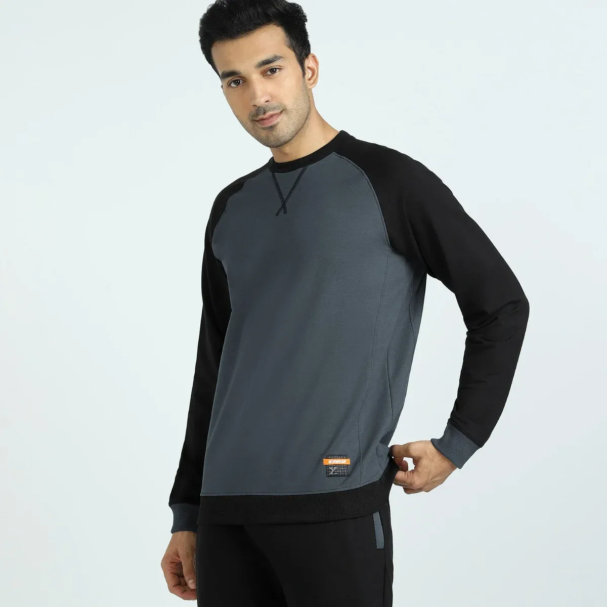 Quest French Terry Cotton-Blend Sweatshirt And Joggers Co-ord Set - Phantom Grey, photo 3 of 4