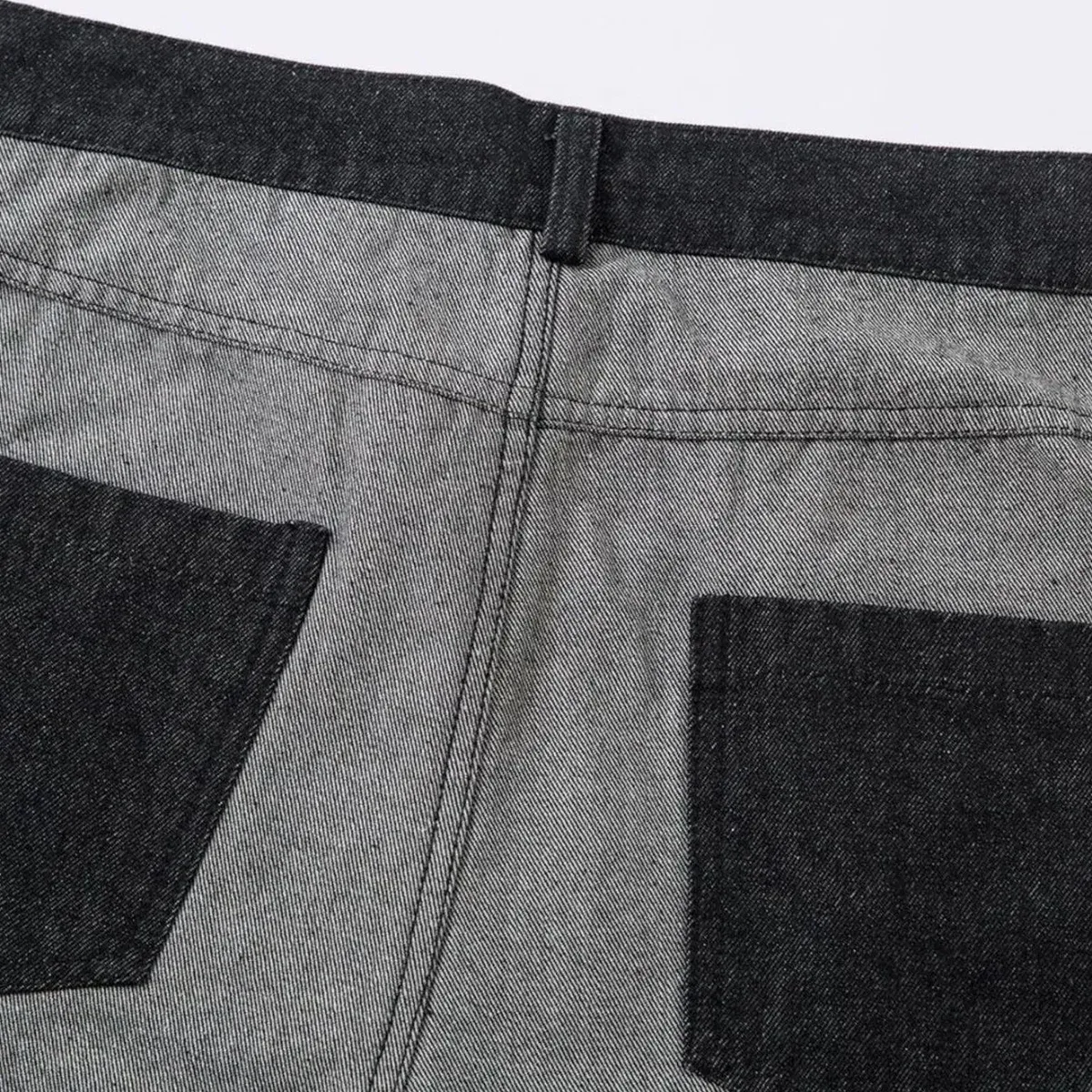 Men's Lightning Pattern Wide Leg Jeans, photo 2 of 4