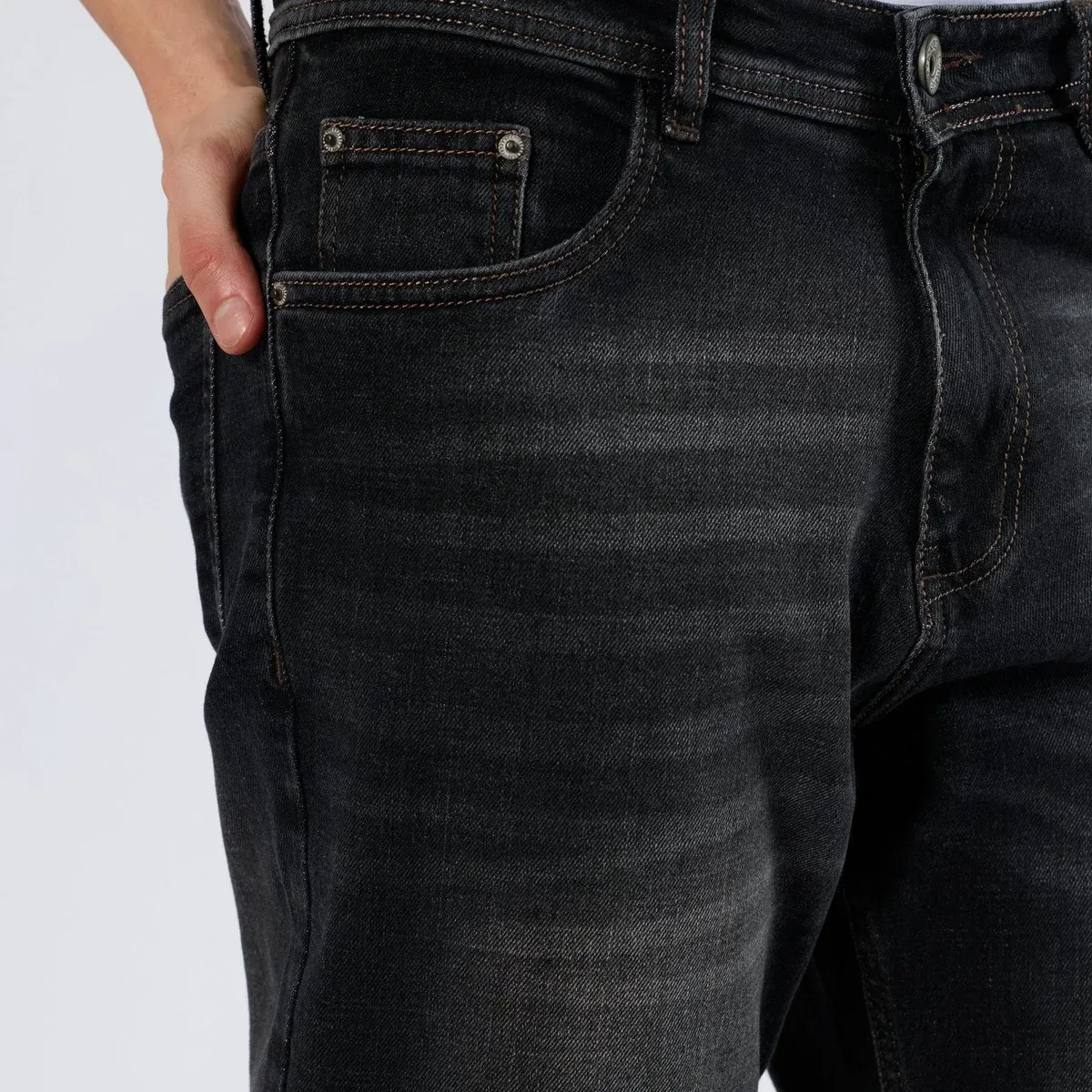 Liv - Straight Fit Jeans - Carbon Black, photo 4 of 4