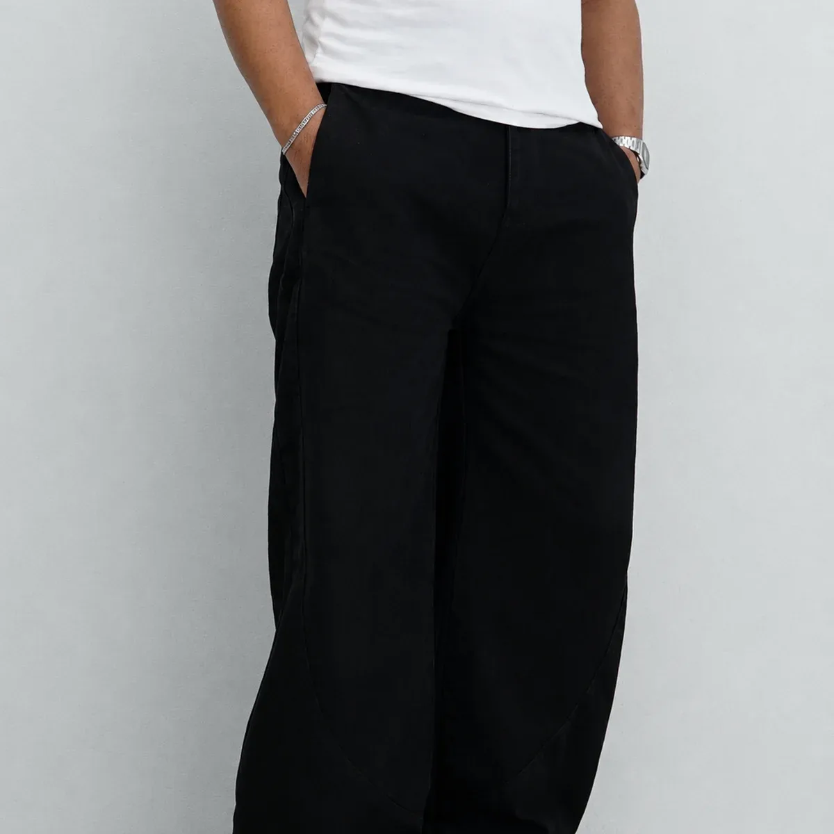 Black Raw Finish Japan Baggy Jeans, photo 4 of 4