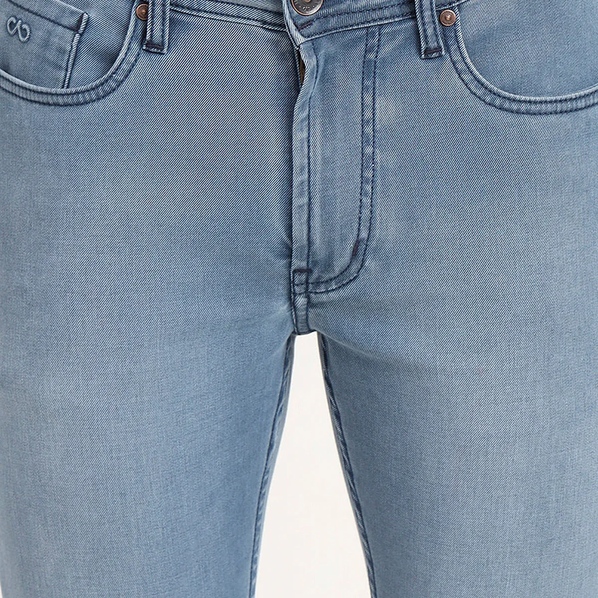 Ice Blue Washed Slim Fit Jeans, photo 2 of 4