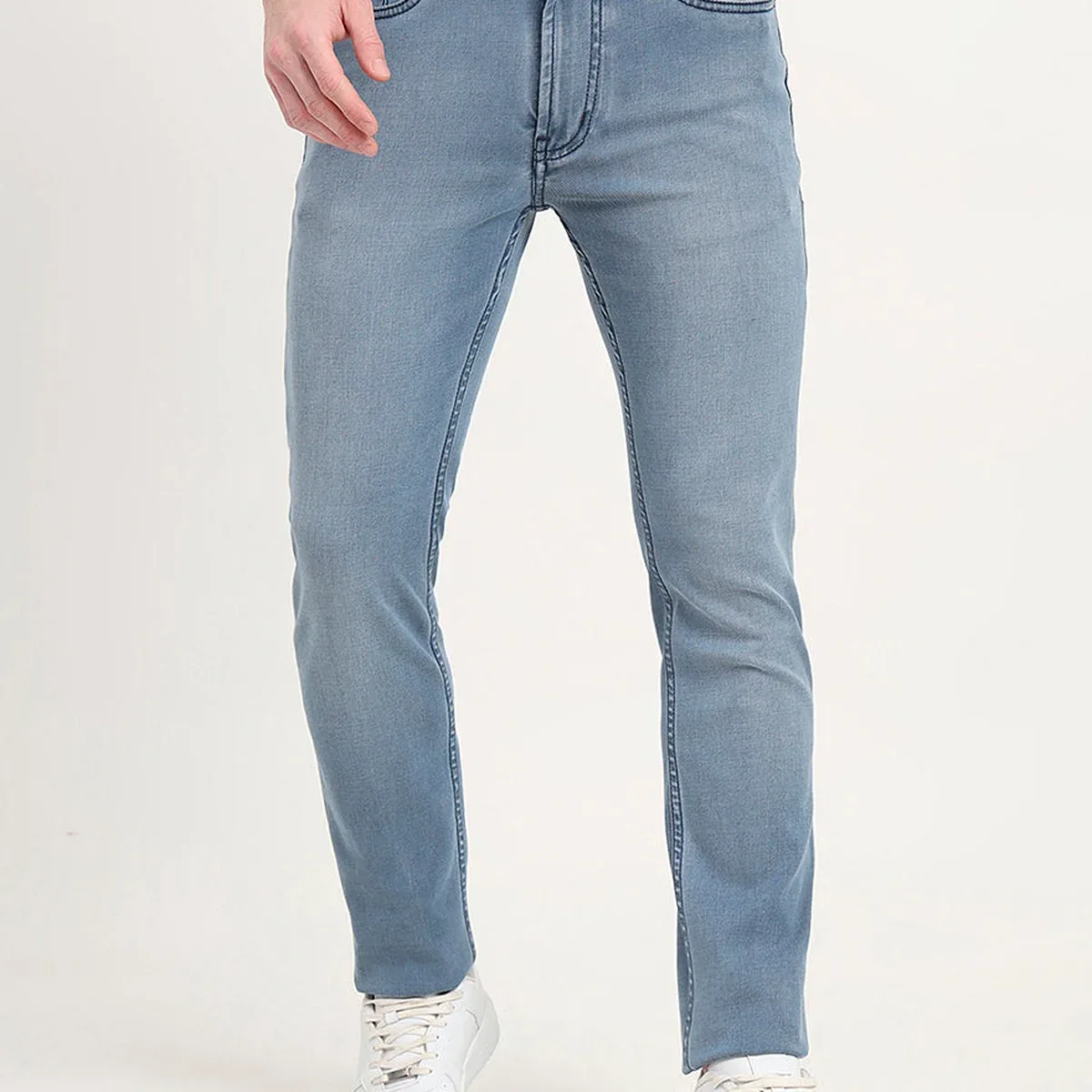 Ice Blue Washed Slim Fit Jeans, photo 3 of 4