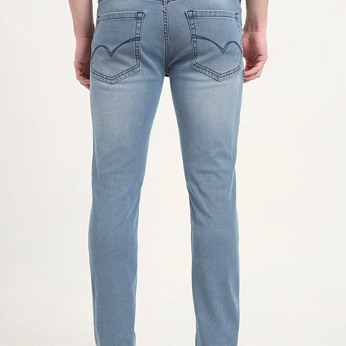 Ice Blue Washed Slim Fit Jeans, photo 4 of 4
