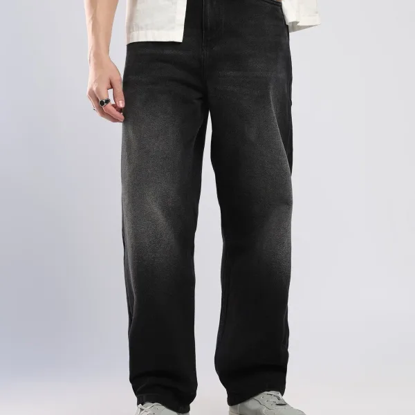 Vanta - Relaxed Fit Jeans - Black Shade