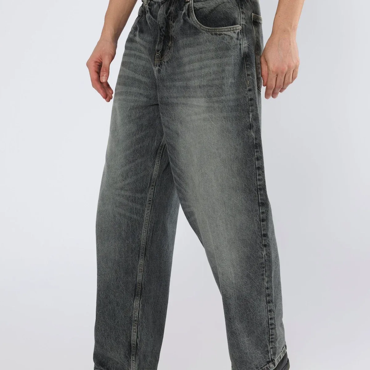 Reep - Super Baggy Jeans - Dark Grey, photo 3 of 4