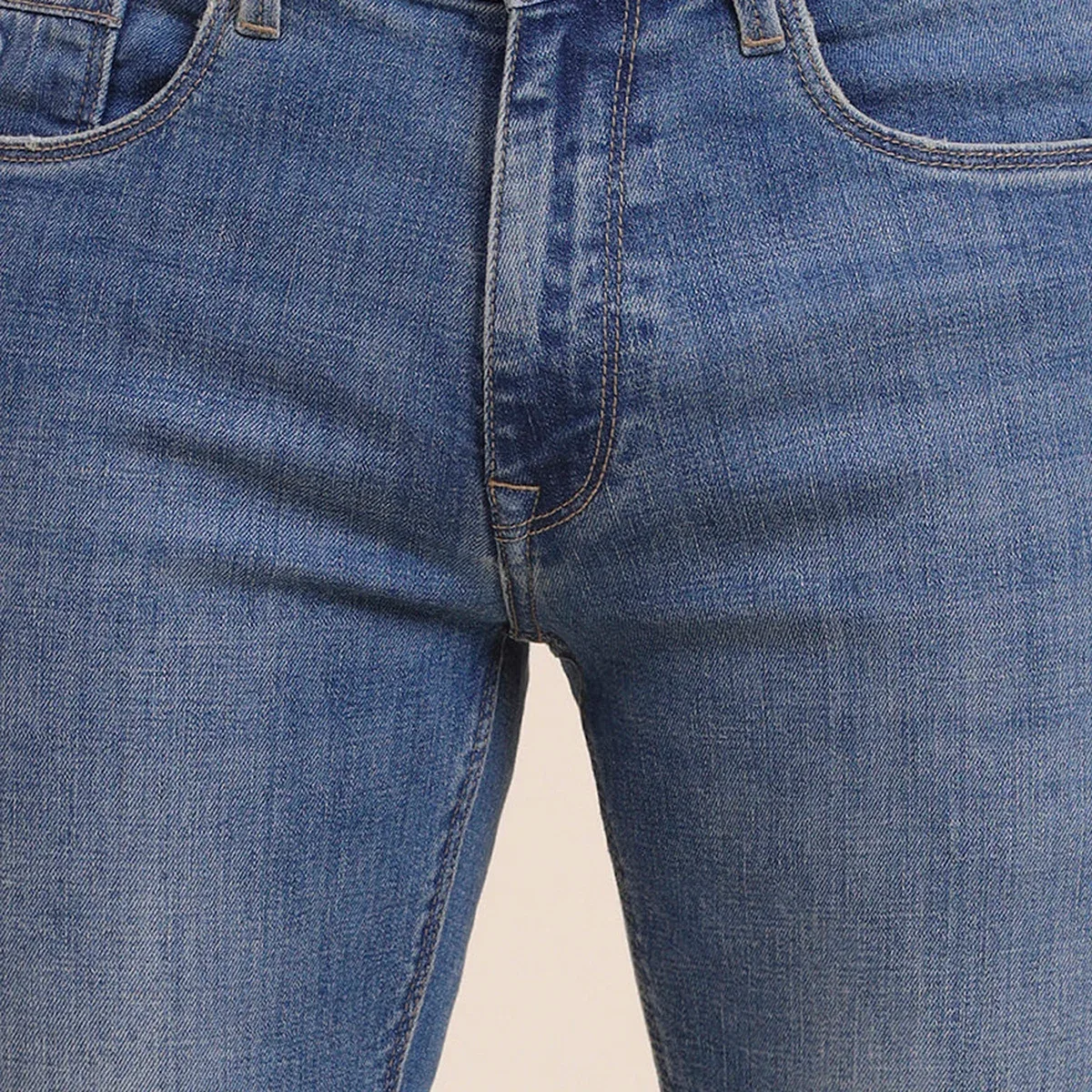 Mid Blue Washed Slim Fit Jeans, photo 2 of 4
