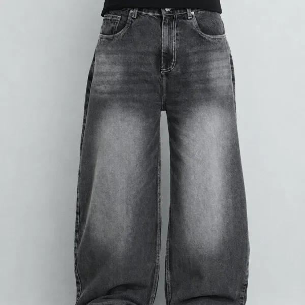 Iron Grey Japan Baggy Jeans