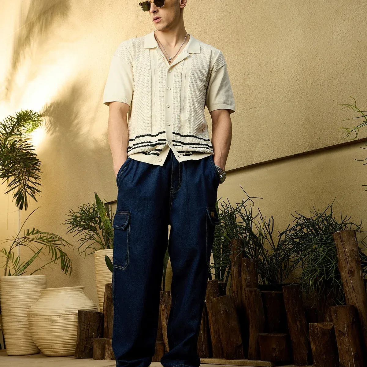 Dark Blue Cargo Jeans, photo 4 of 4