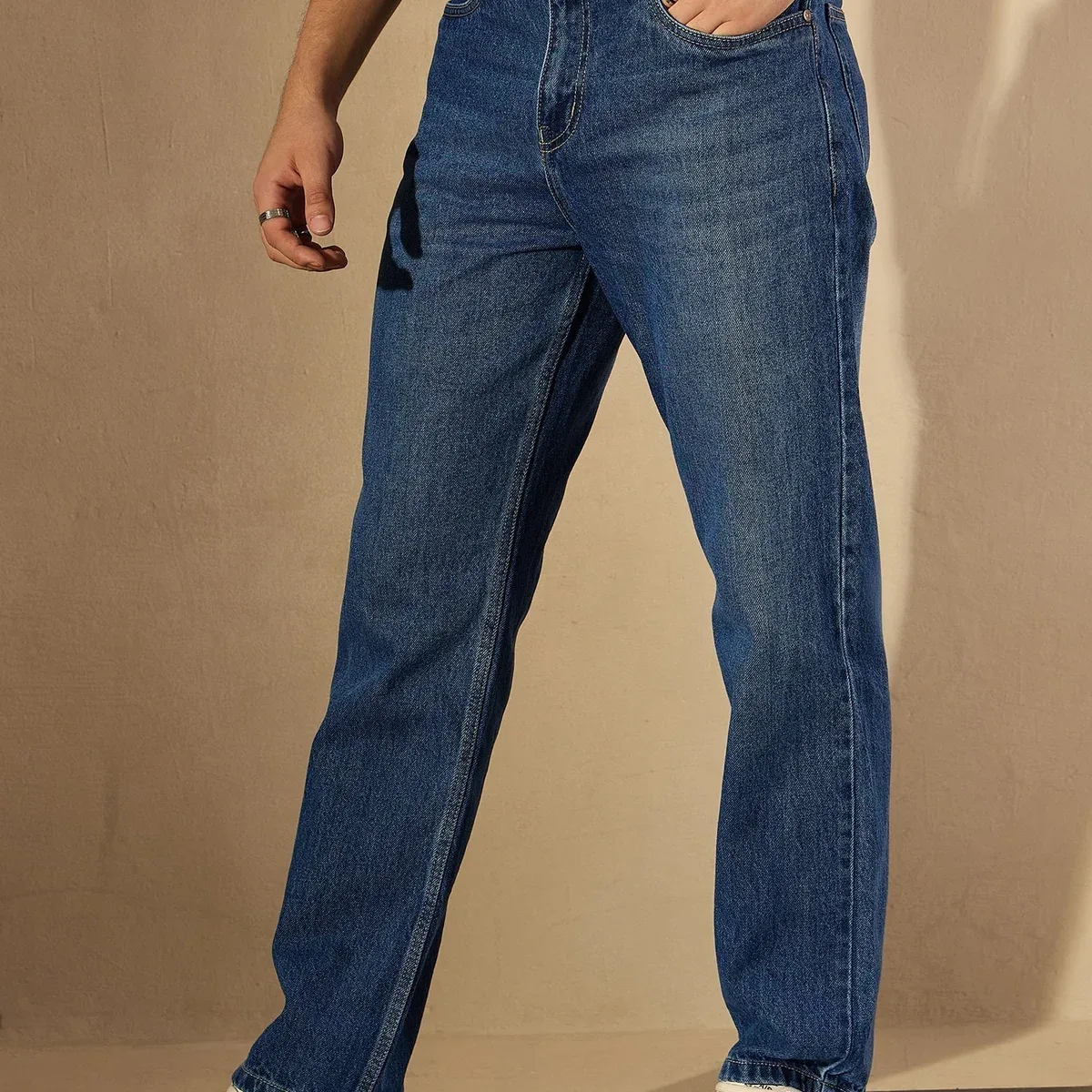 Dark Blue Fade Baggy Jeans, photo 2 of 4