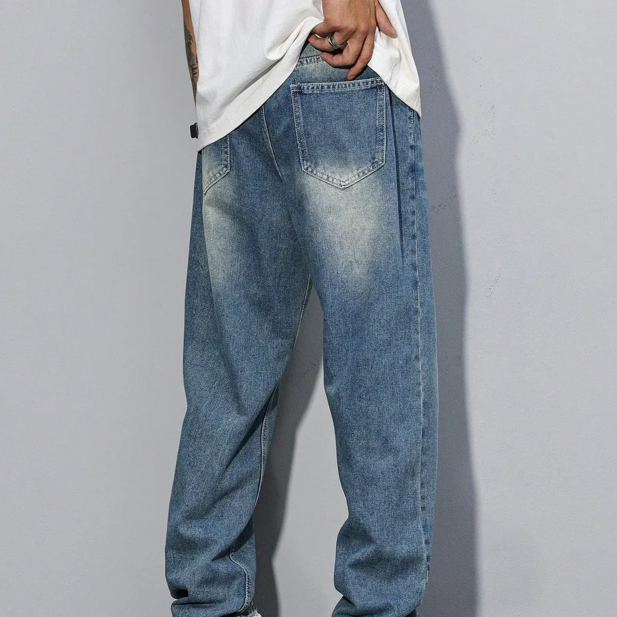 River Blue Straight Fit Jeans, photo 3 of 4