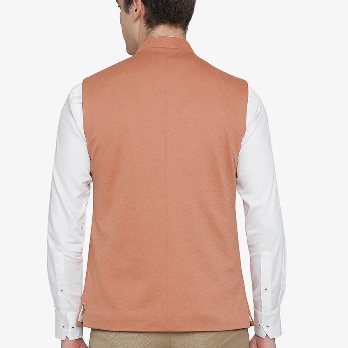 Light Orange Bandhgala Jacket | JB Studio, photo 4 of 4