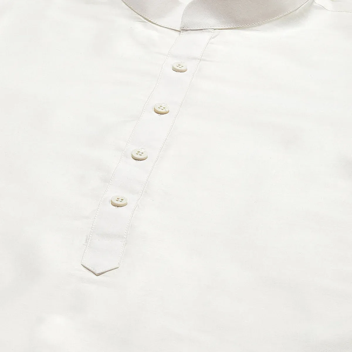 Solid Kurta With Pyjama & Jacquard Nehru Jacket, photo 3 of 4
