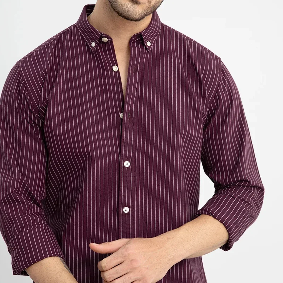 Lining Maroon Shirt, photo 3 of 4
