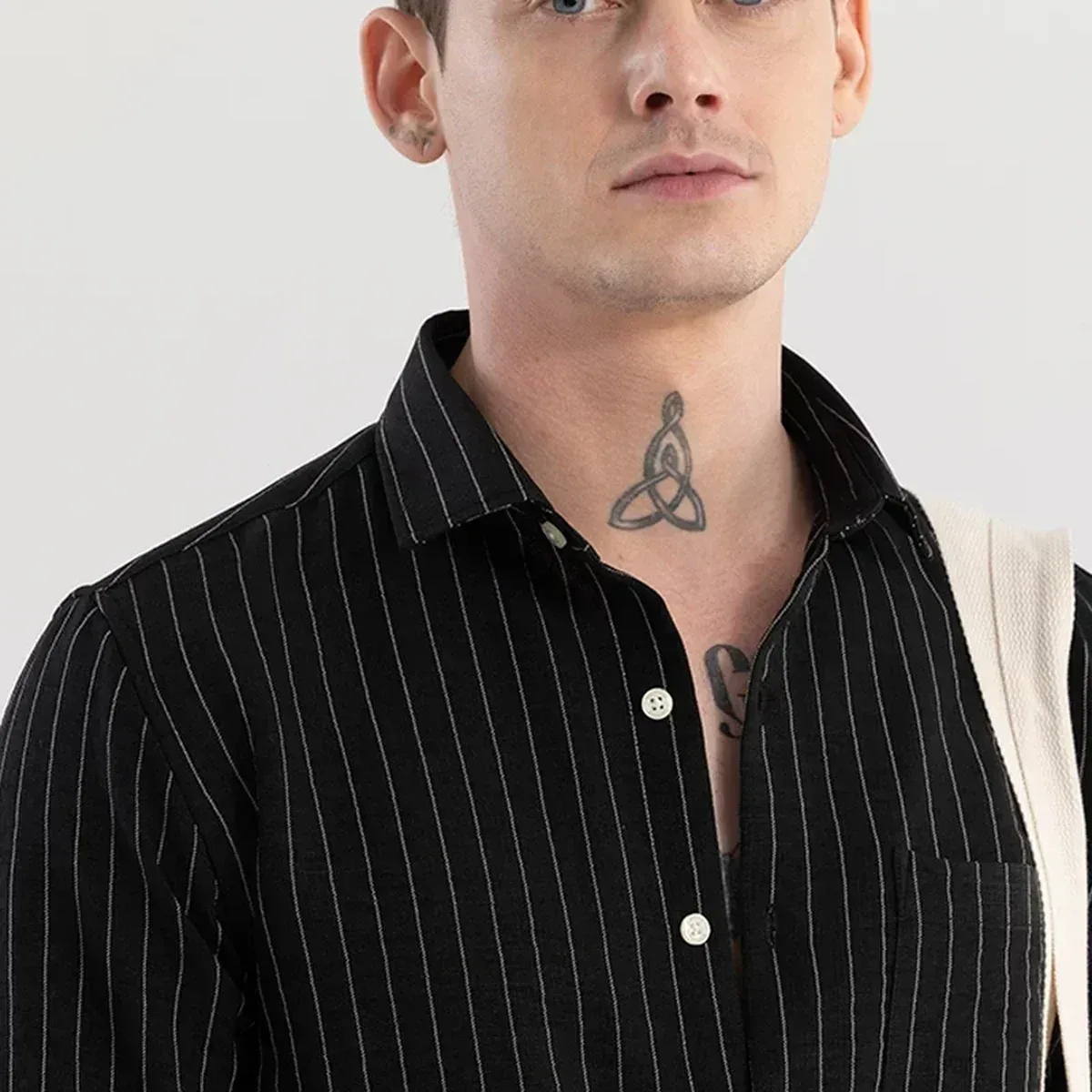 Black Stripes Slim Fit Shirt, photo 3 of 4