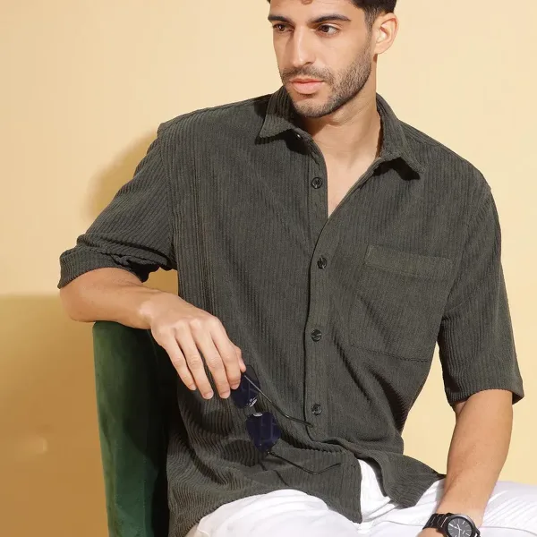 Men Opaque Casual Shirt
