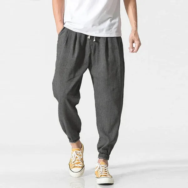 INCERUN Plus Size S-5XL Men Harem Pants Joggers Casual Wide Legs Trousers Loose Fitness Pant Male HipHop Haraj