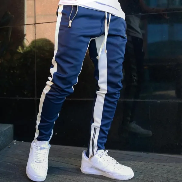 Mens Joggers Casual Pants Fitness Men Sportswear Tracksuit Bottoms Skinny Sweatpants Trousers Black Gyms Jogge