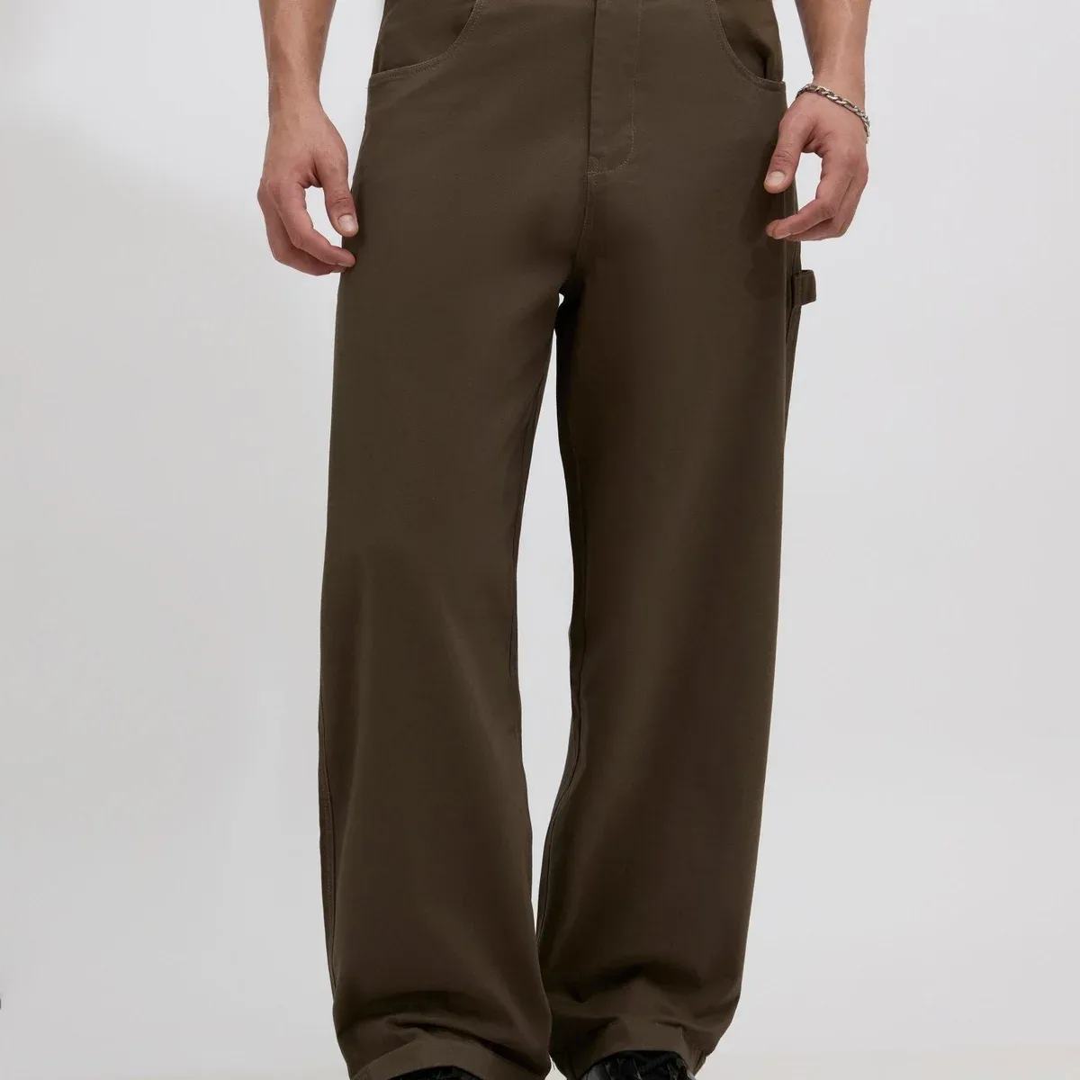 Quinton - Super Baggy cargo pants - Army Green, photo 1 of 4
