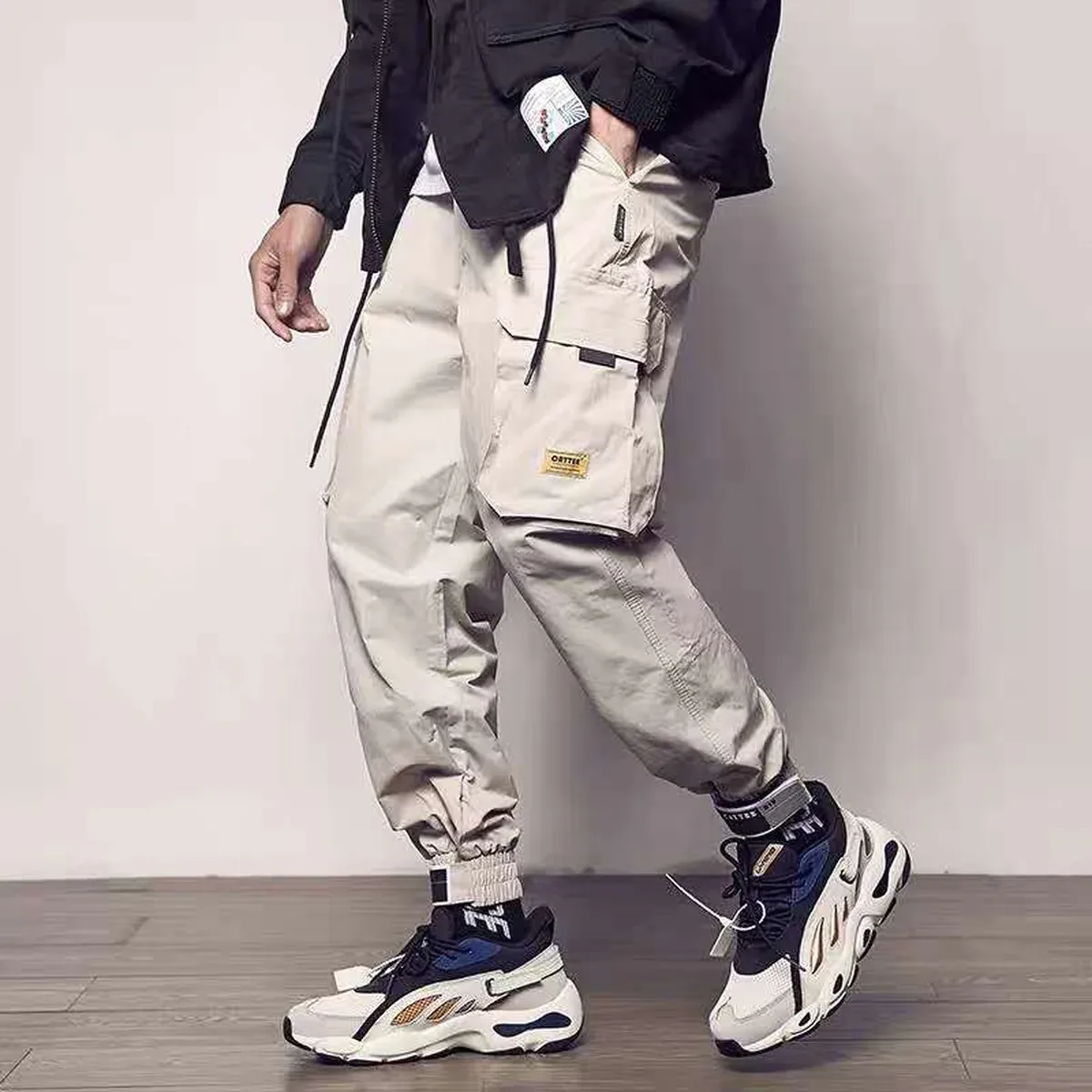 Men's Streetwear Casual Cargo Pants, photo 1 of 4