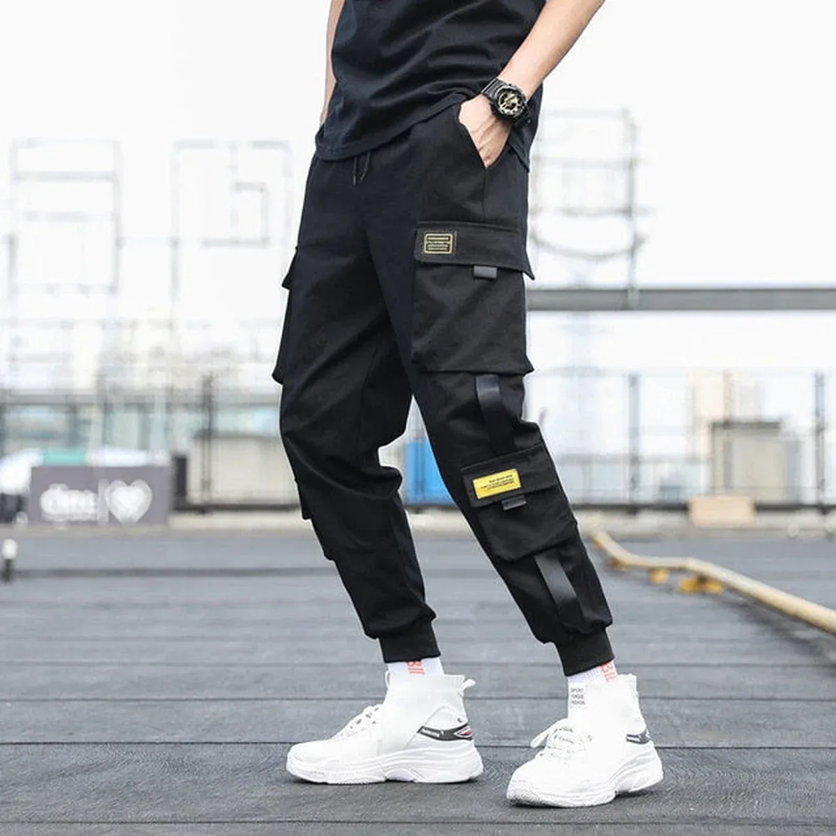 Men's Streetwear Casual Cargo Pants, photo 4 of 4