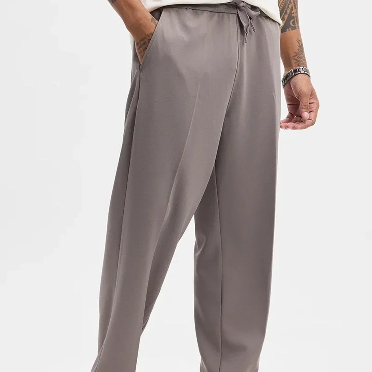 Grey Relaxed Fit Korean Trouser, photo 1 of 4