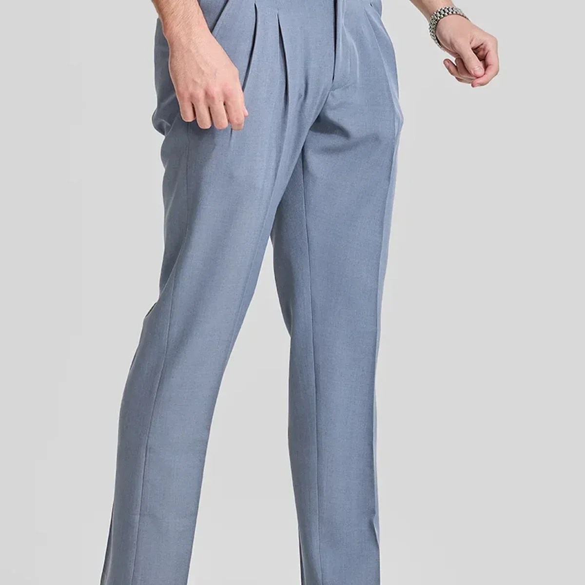 Greyish Blue Gurkha Trousers, photo 4 of 4