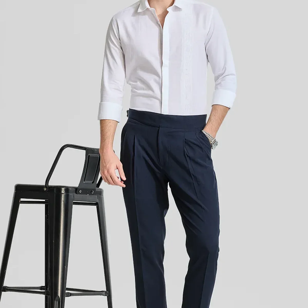 Navy Gurkha Trousers, photo 3 of 4
