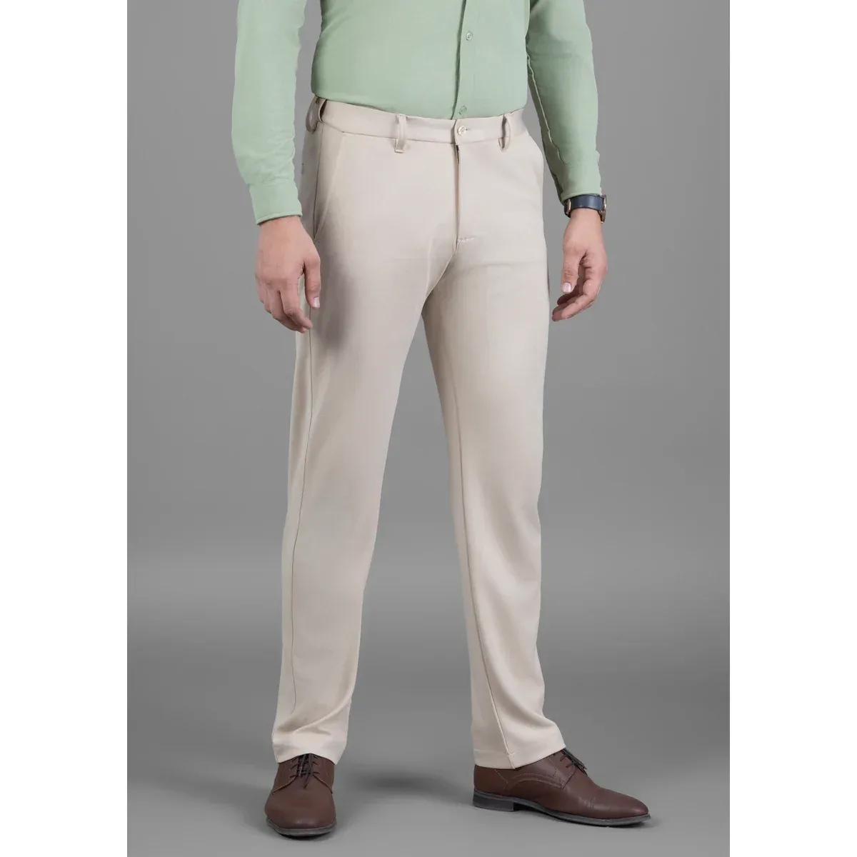 Premium UltraEase 4way Stretch Deep Beige Pant, photo 1 of 4