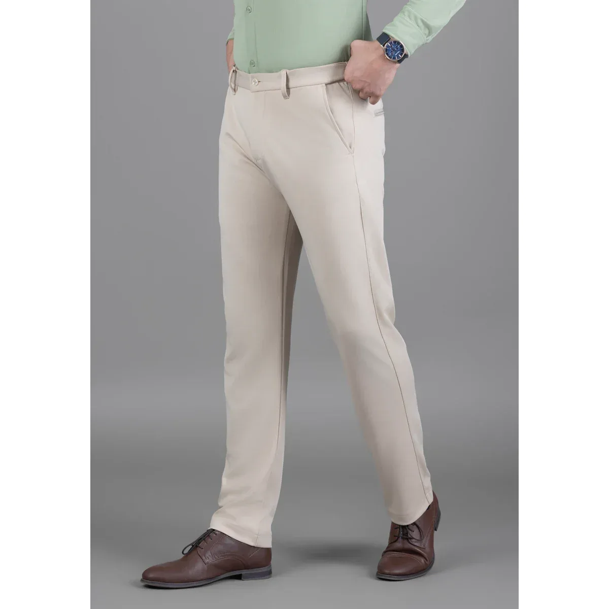 Premium UltraEase 4way Stretch Deep Beige Pant, photo 2 of 4