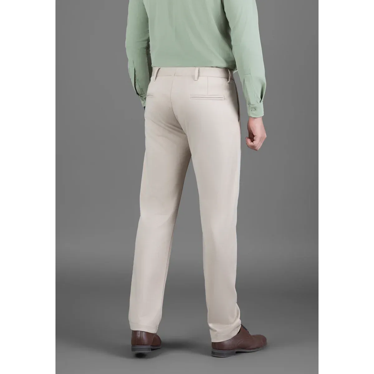 Premium UltraEase 4way Stretch Deep Beige Pant, photo 3 of 4