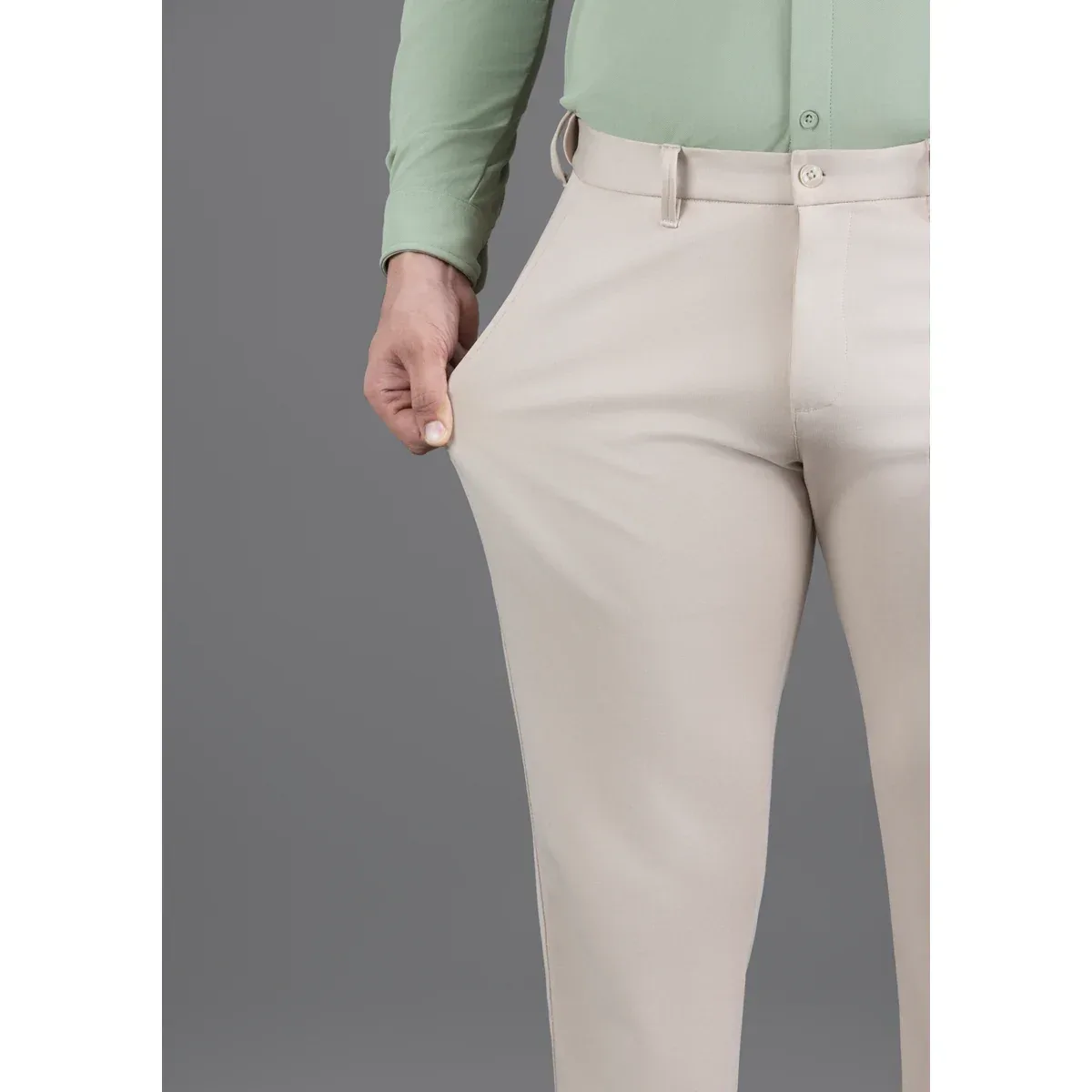 Premium UltraEase 4way Stretch Deep Beige Pant, photo 4 of 4