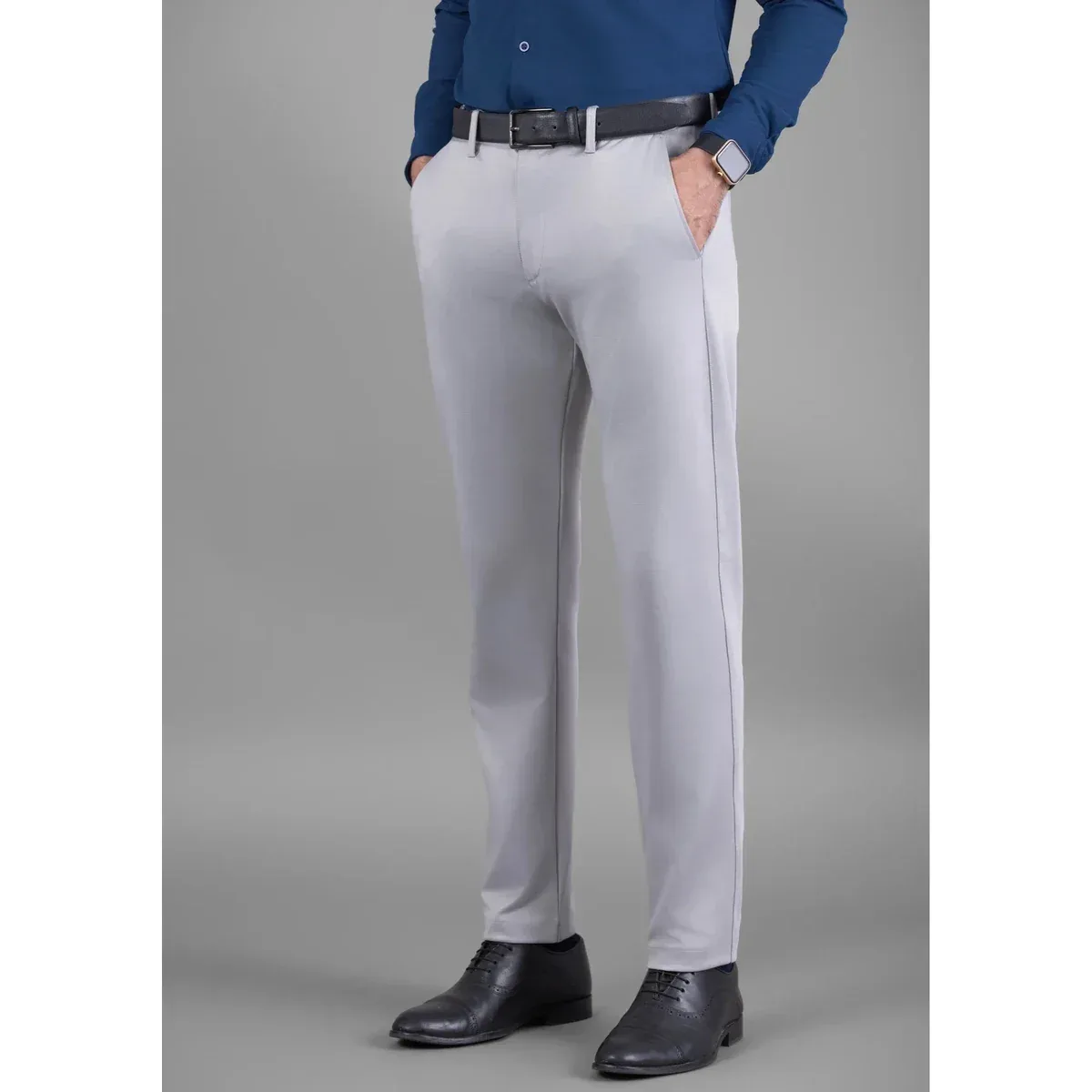 Premium UltraEase 4way Stretch Steel Grey Pant, photo 2 of 4