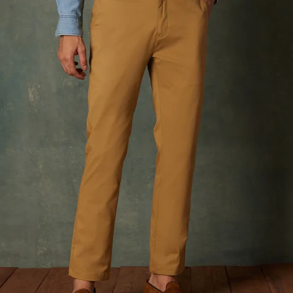 Elevate Everyday Stretch Chinos - Khaki