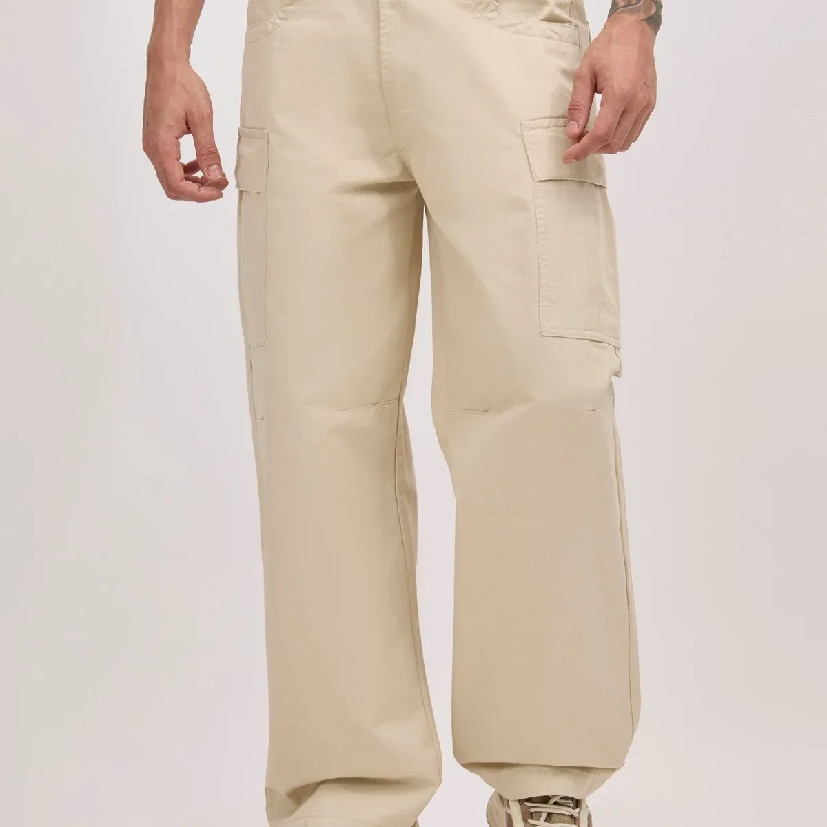 Vardon G1 - Super Baggy Cargo Pants - Beige, photo 1 of 4