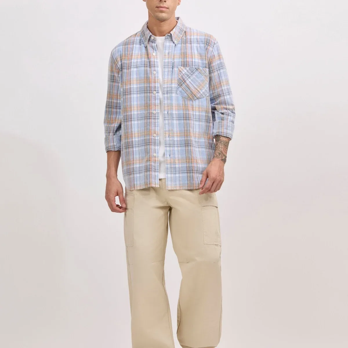 Vardon G1 - Super Baggy Cargo Pants - Beige, photo 3 of 4