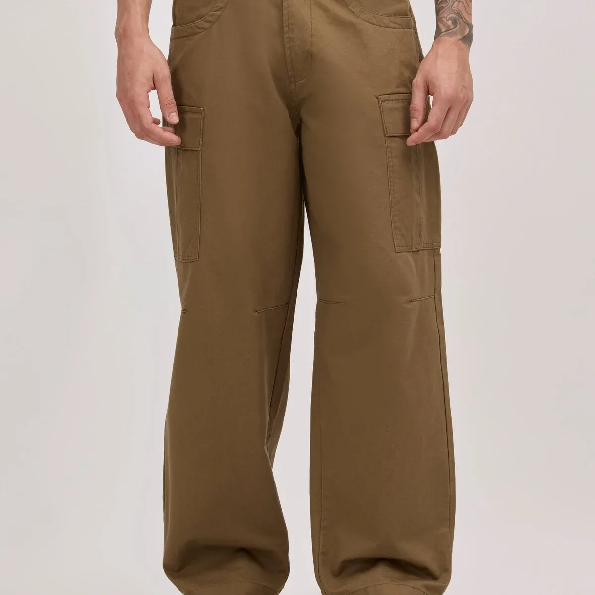 Vardon G1 - Super Baggy Cargo Pants - Khaki, photo 1 of 4
