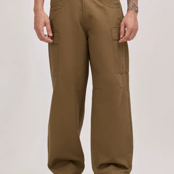 Vardon G1 - Super Baggy Cargo Pants - Khaki