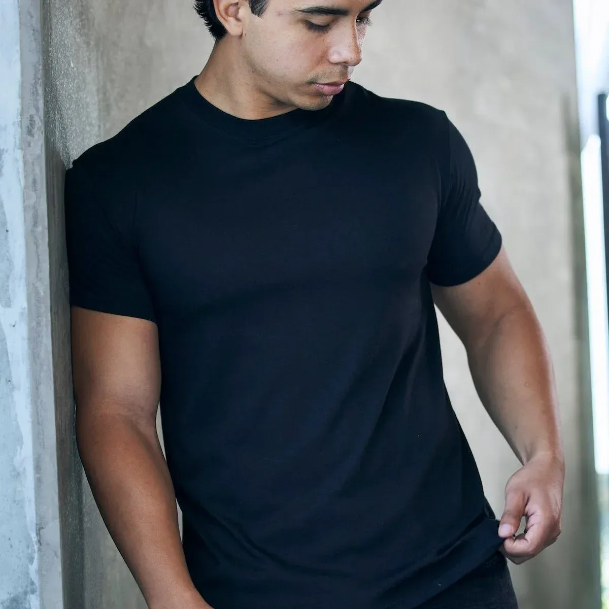The Original Men's Bamboo Viscose/Organic Cotton Short Sleeve T-Shirt - Classic Cut, photo 2 of 4