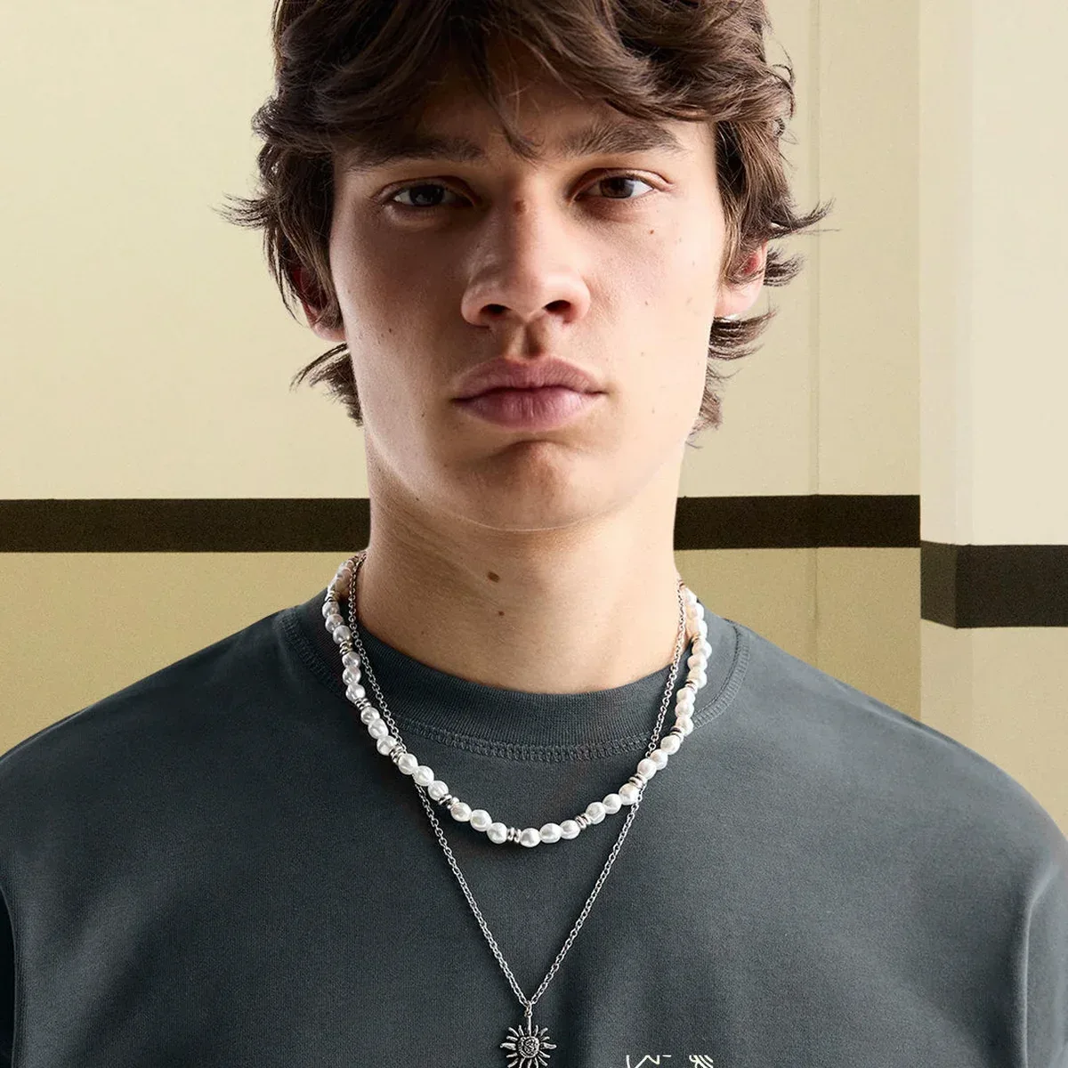 FEARLESS HEART Men Printed Oversized T-Shirt, photo 3 of 4