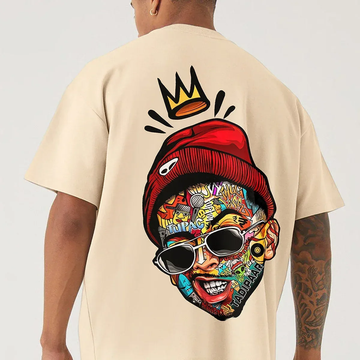 Thug Life Men Oversized T-Shirt, photo 1 of 4
