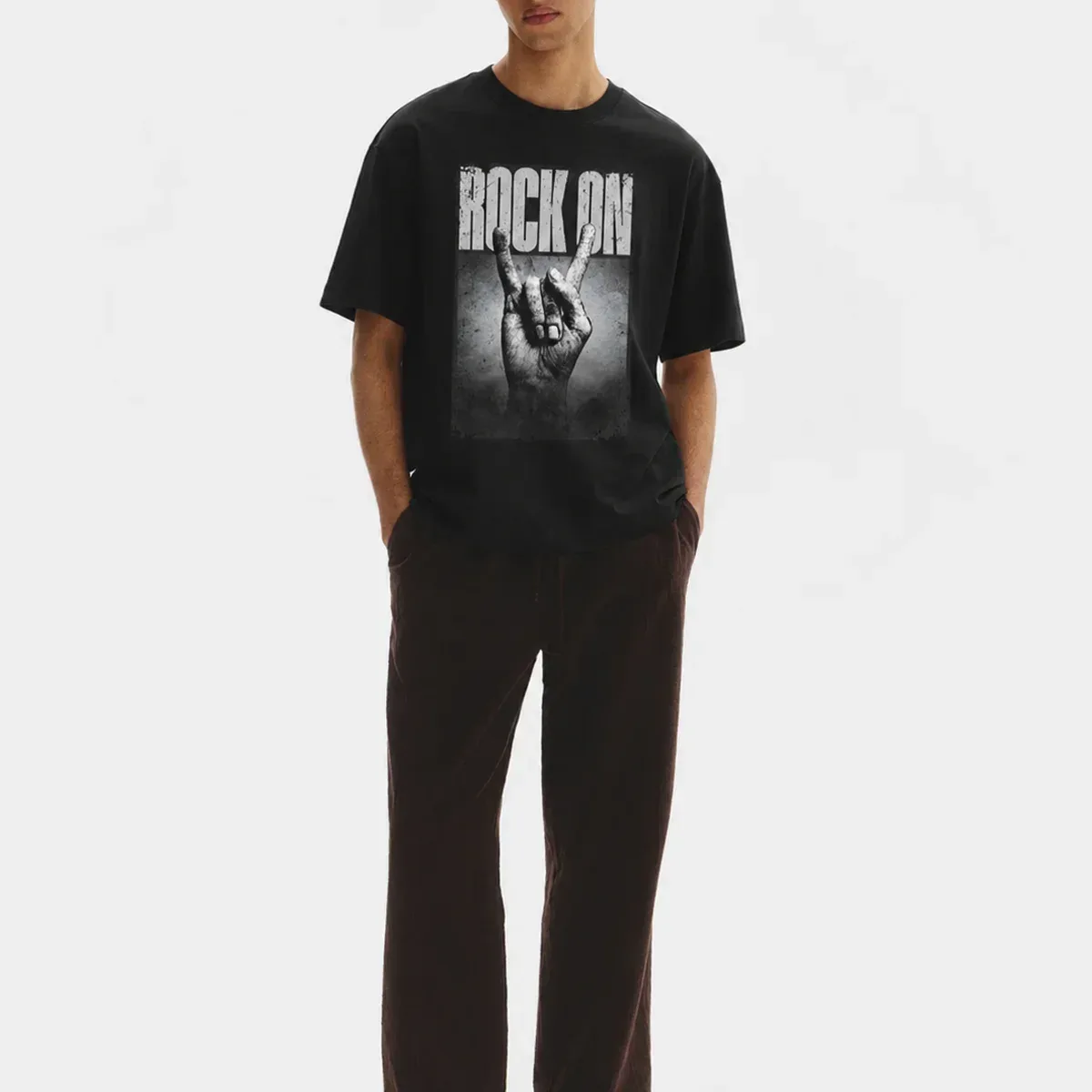 Rock Graphic Oversized T-Shirt for Men, photo 1 of 4
