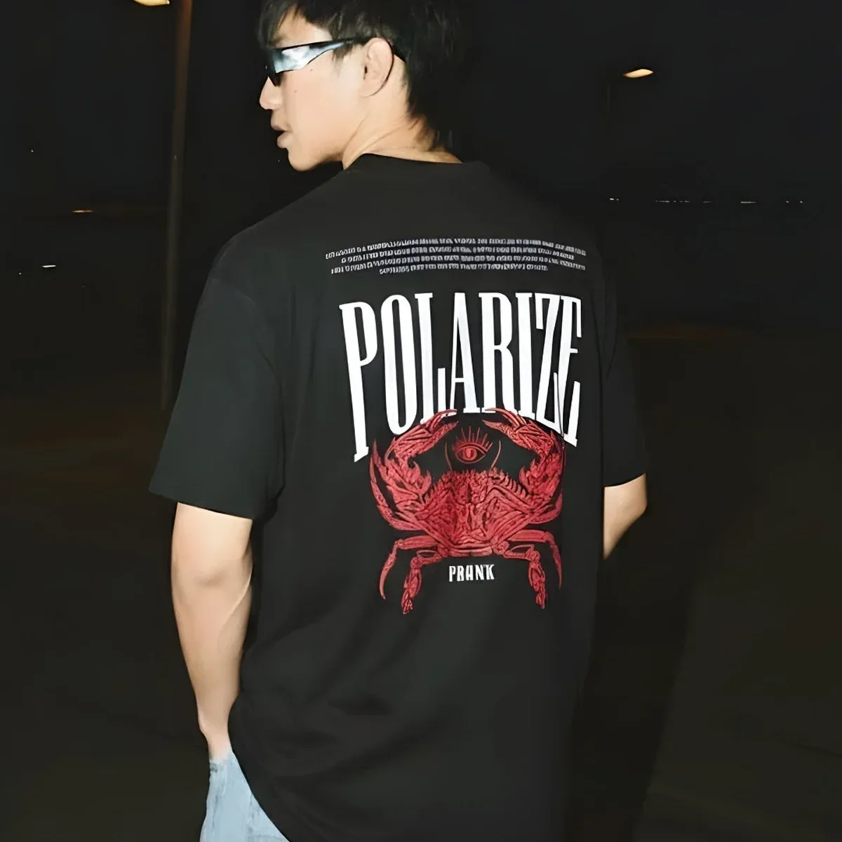 Polarize Mandala Roots Printed Men Premium Oversized T-Shirt, photo 2 of 4