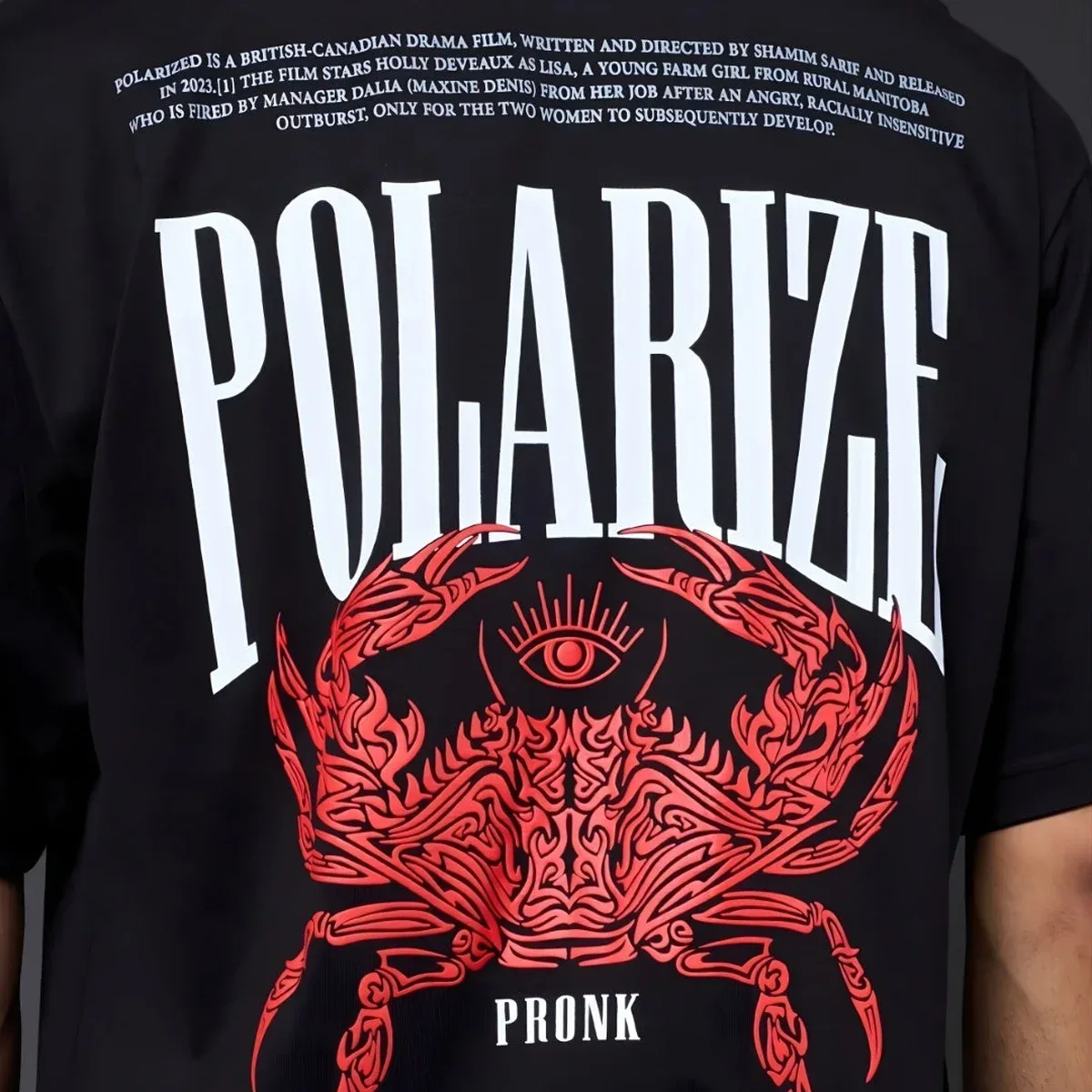 Polarize Mandala Roots Printed Men Premium Oversized T-Shirt, photo 4 of 4
