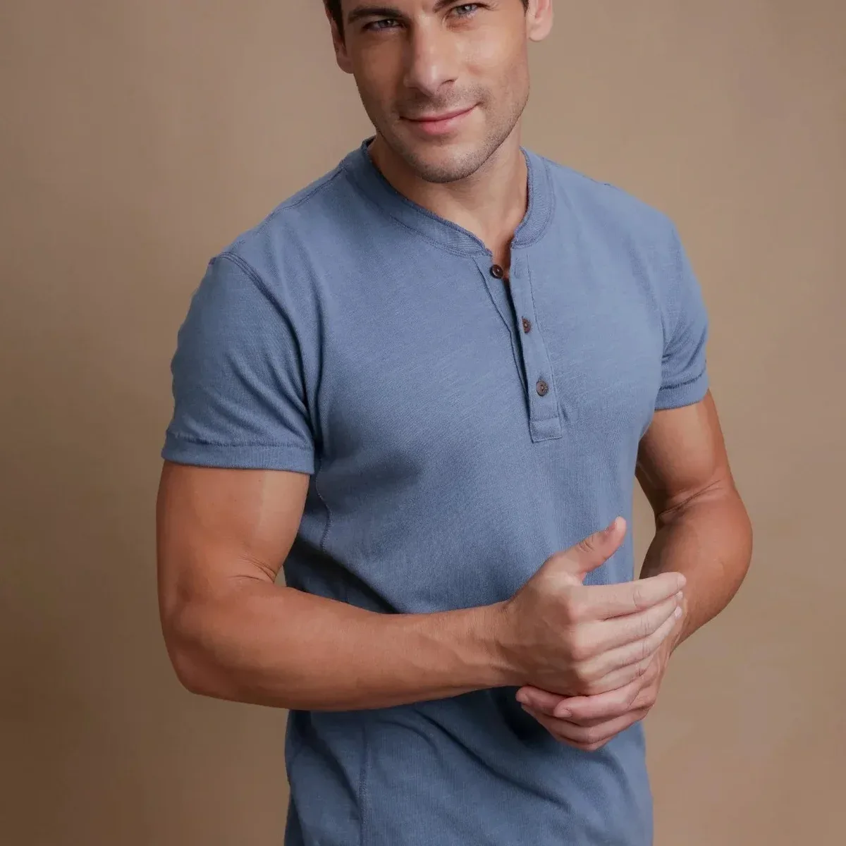 Men's Henley Shirt, photo 3 of 4
