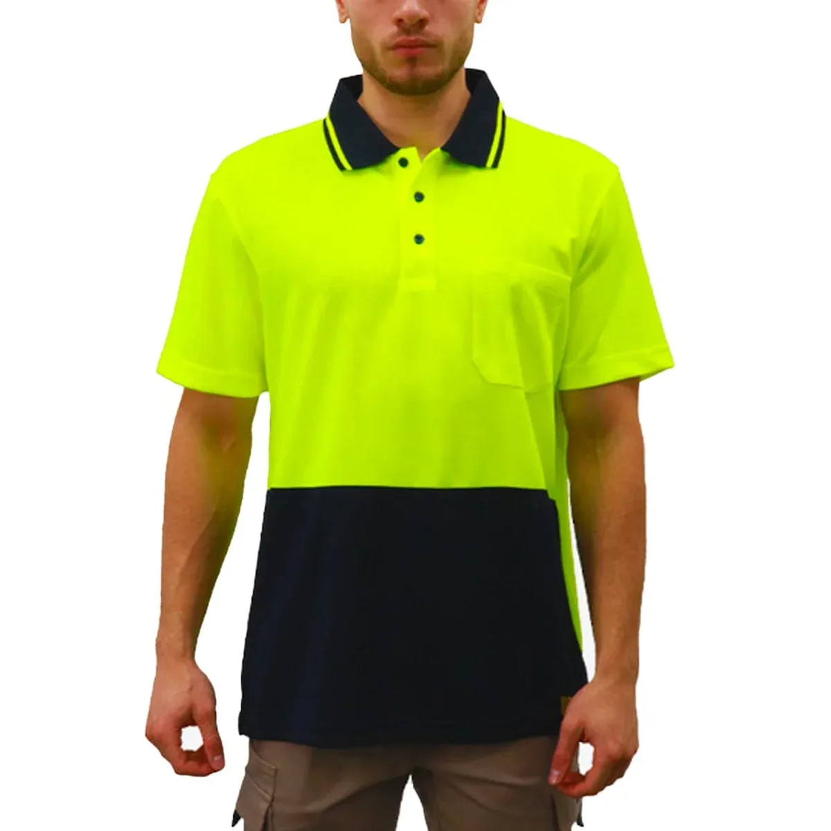 Mens Hi Vis Polo Shirt, photo 1 of 4