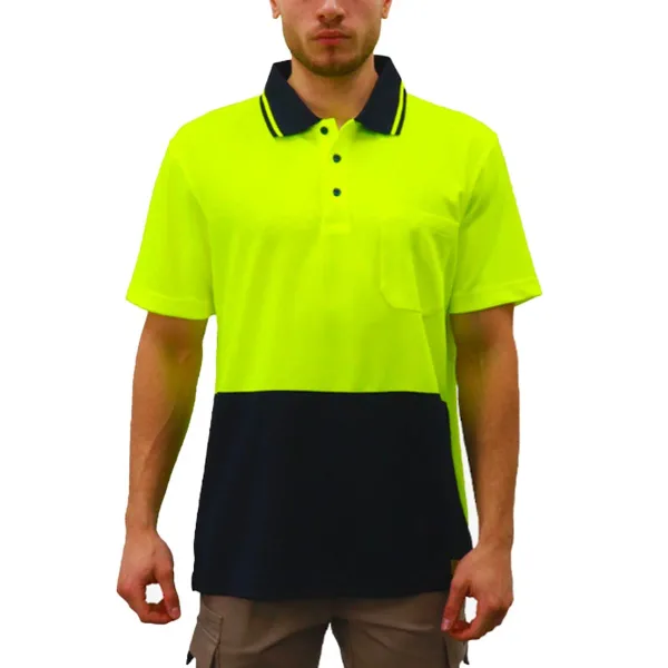 Mens Hi Vis Polo Shirt