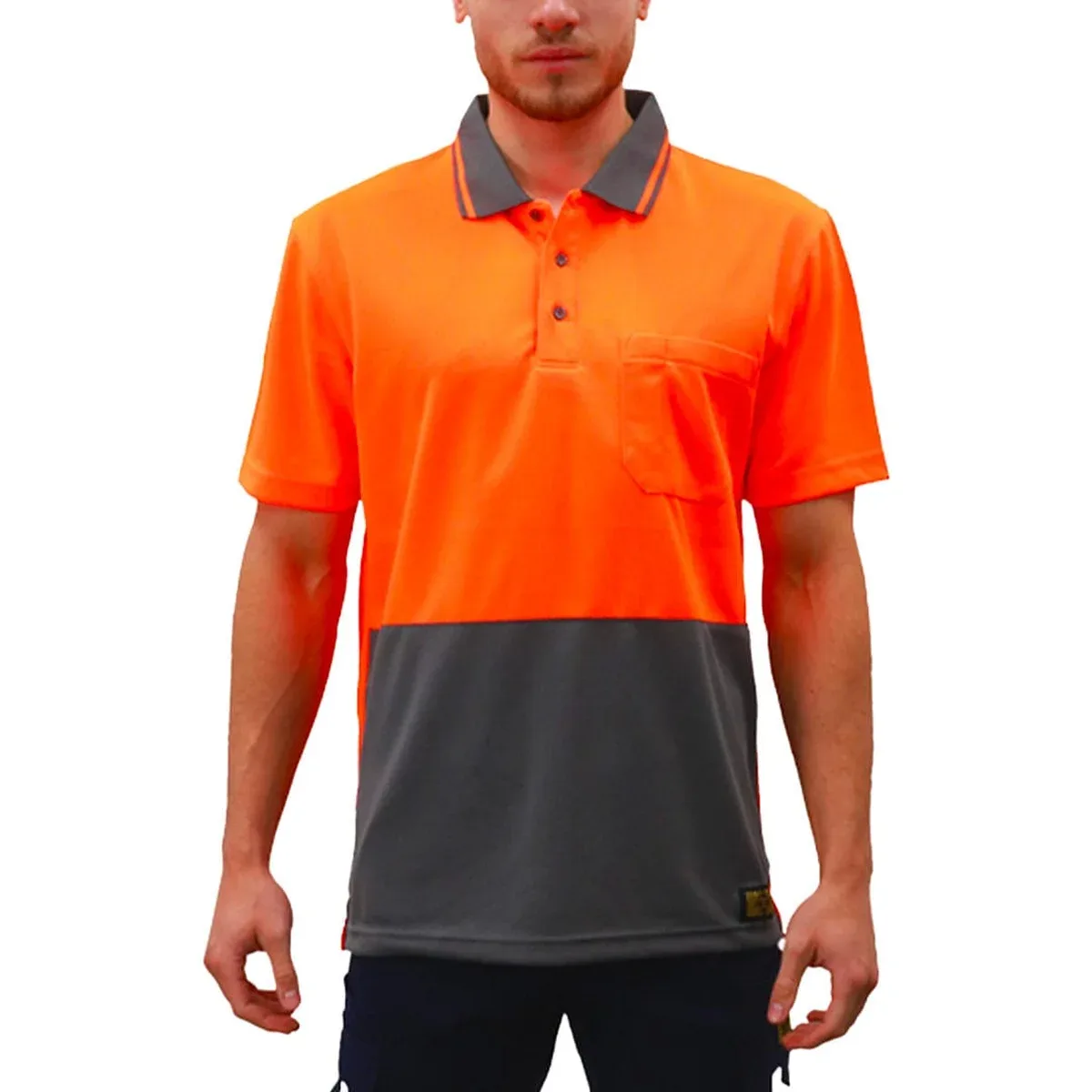 Mens Hi Vis Polo Shirt, photo 4 of 4