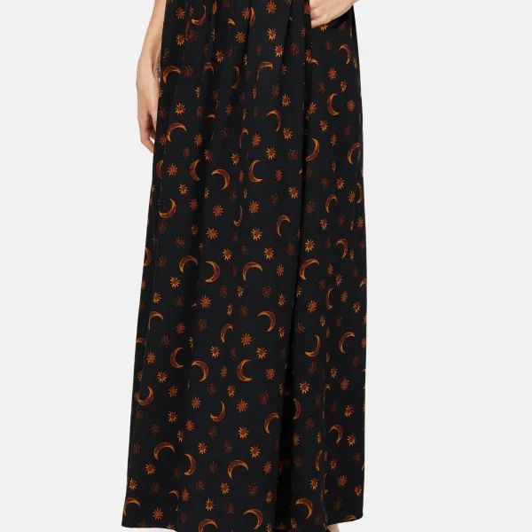 Elura Celestial Print Maxi Skirt